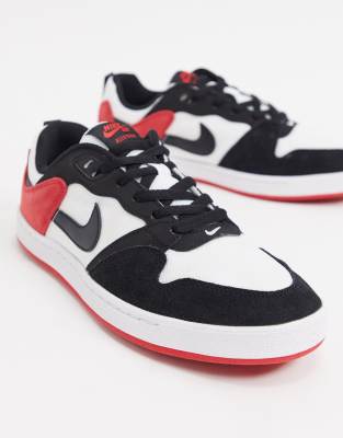 nike sb black red