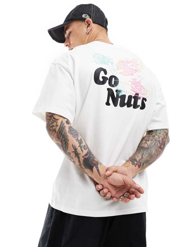 Nike SB - backprint t-shirt in white