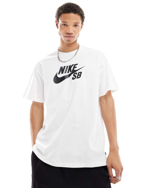 Nike SB – Biały T-shirt z logo - view 1