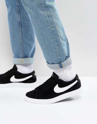 Nike SB Blazer Vapor Low Sneakers In Black 878365-011 | ASOS