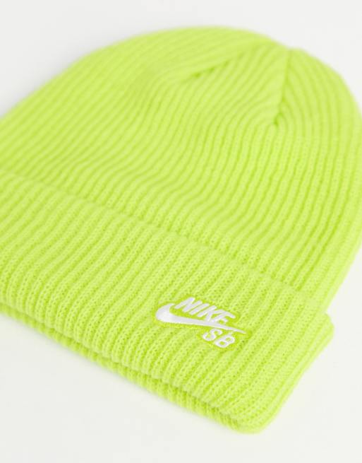 Nike Bonnet unisexe pour enfant, Vert fluo. : : Mode