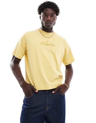 Nike SB Nike SB boxy graphic t-shirt in yellow