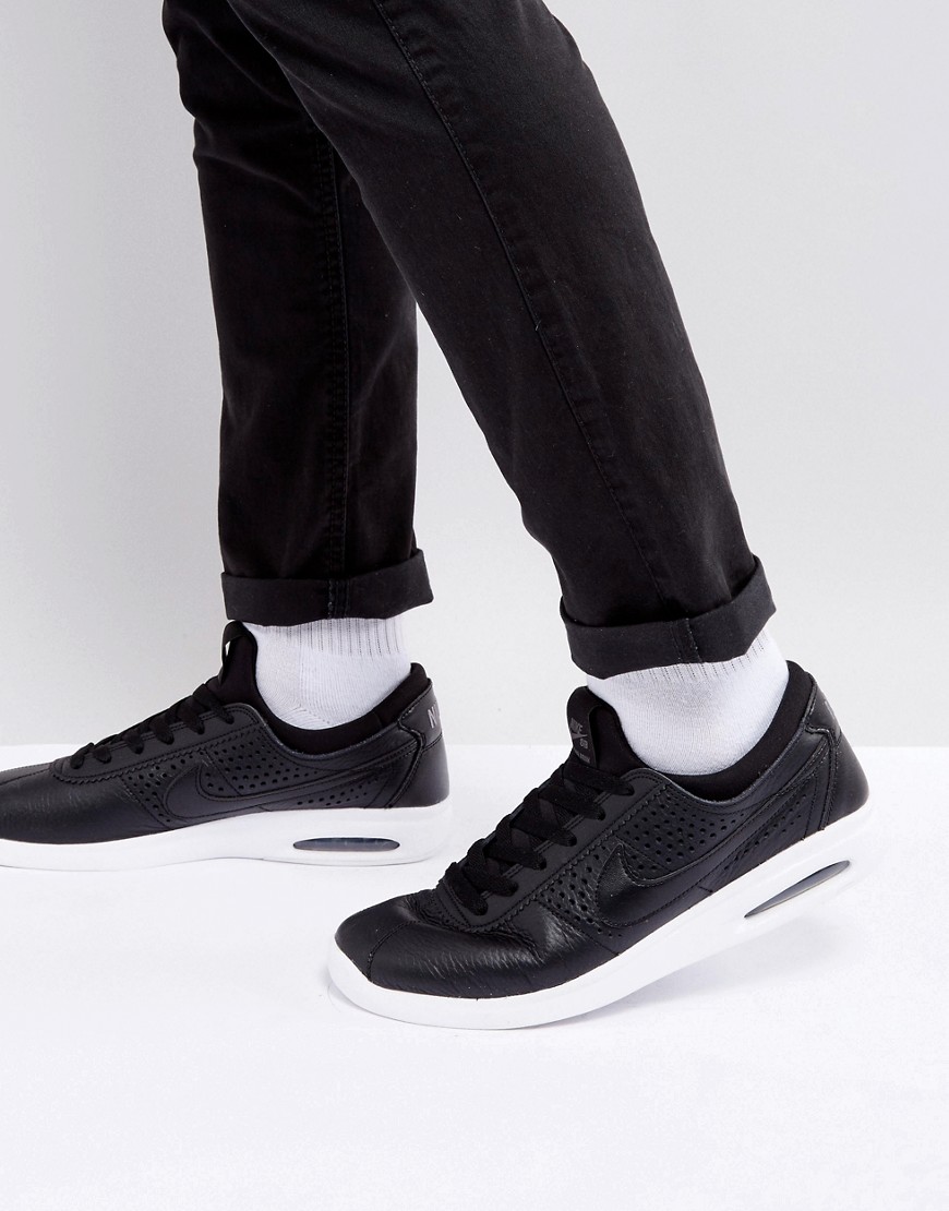 Nike SB - Bruin Max Vapor - Leren sneakers in zwart 923111-001