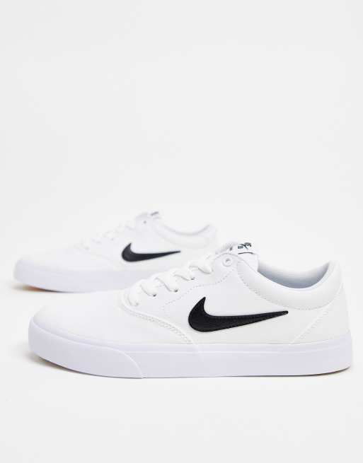 nike sb charge canvas blanche