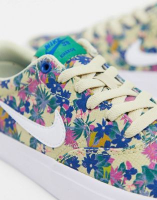 floral print nike shoes