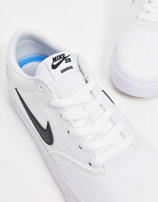 nike sb white canvas