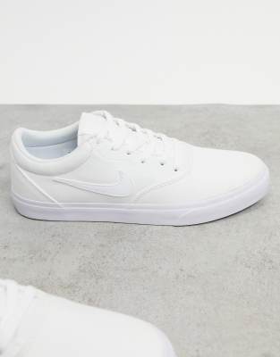 Nike Charge Canvas Sneakers In White In White