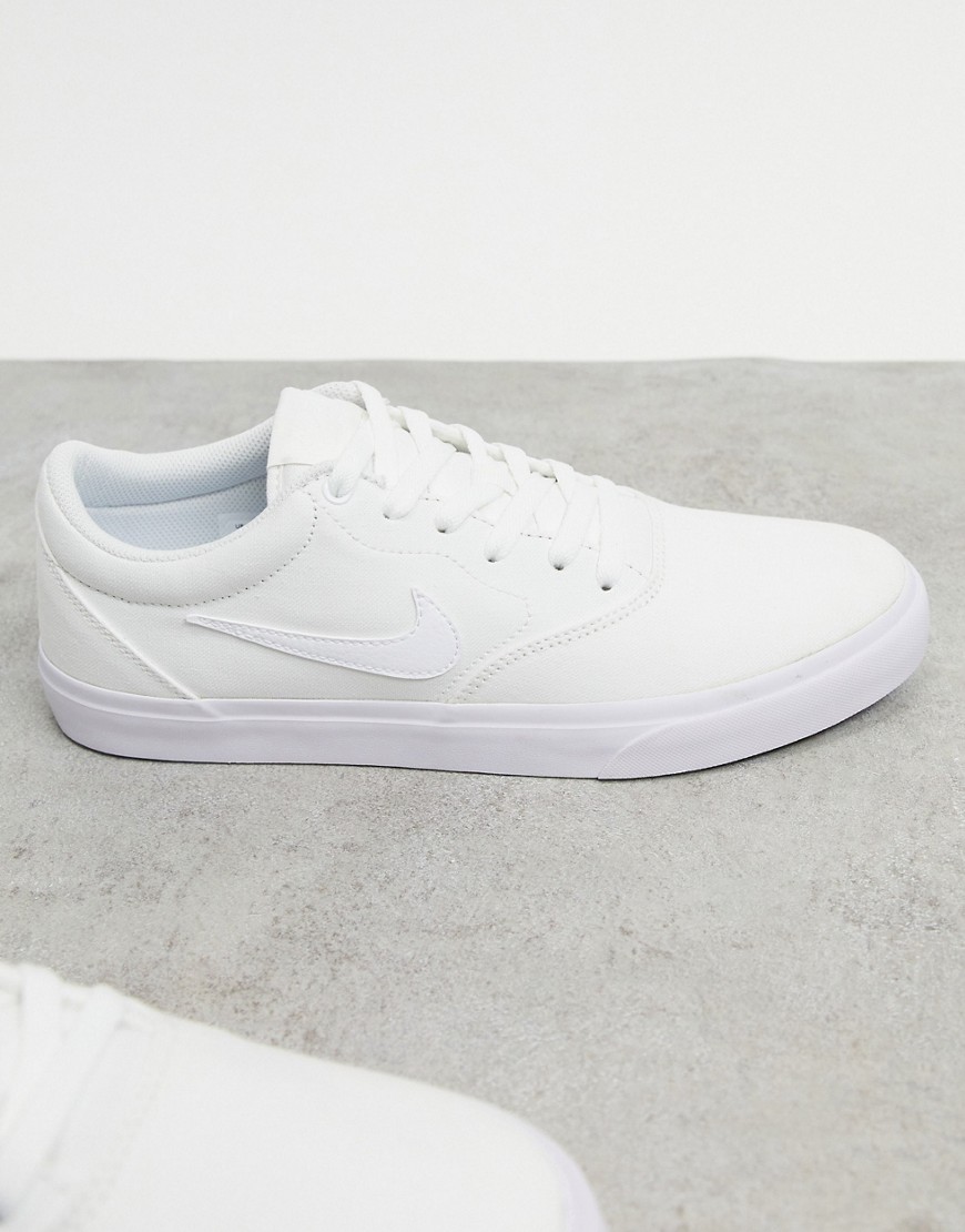 NIKE CHARGE CANVAS SNEAKERS IN WHITE,CD6279-100