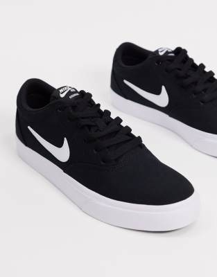 nike sb charge canvas black