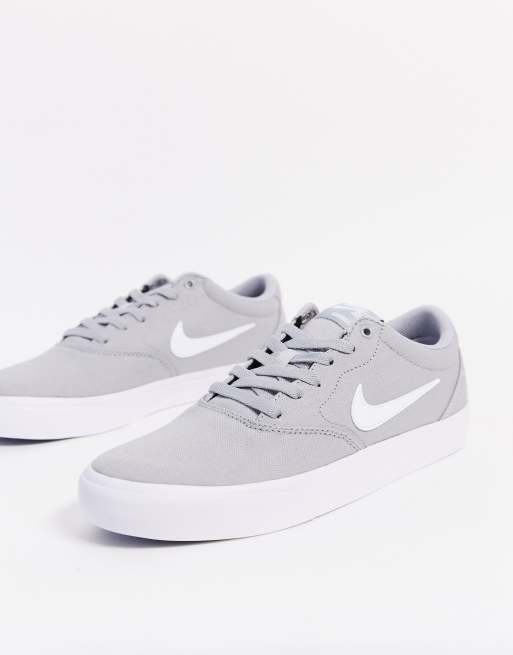 Grey nike 2025 canvas shoes