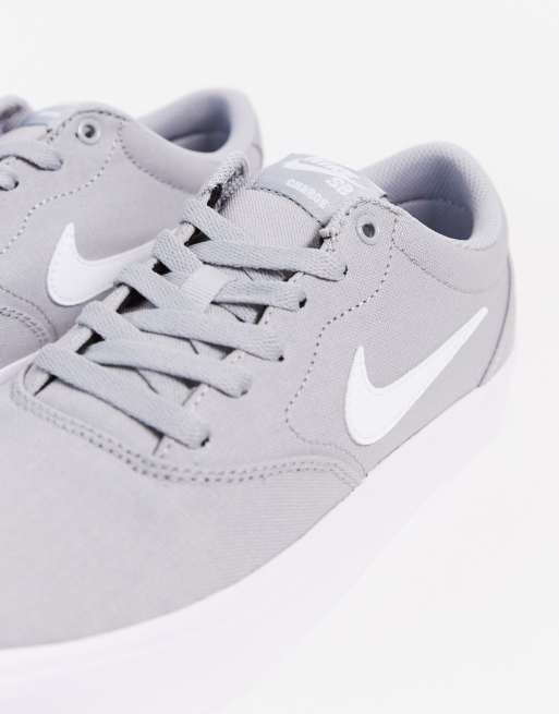 Nike grey hotsell canvas shoes