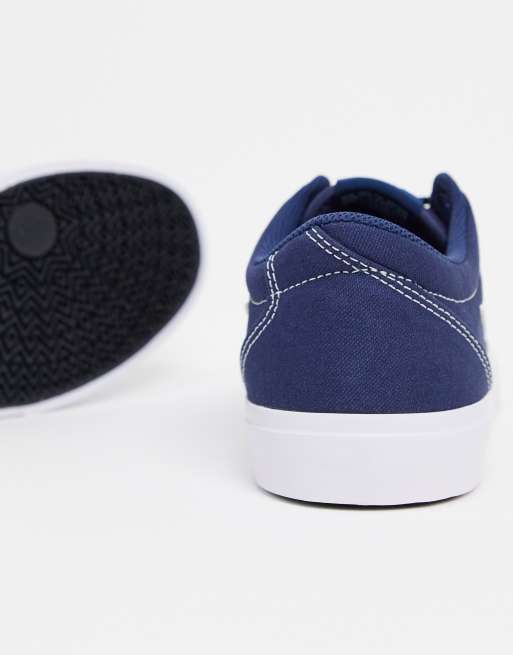 Nike SB Charge canvas trainers in midnight navy ASOS