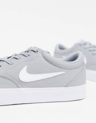 nike sb charge grey white