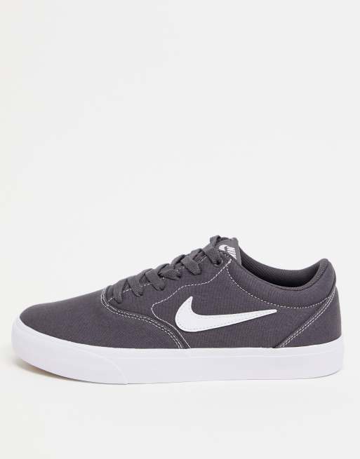 Overname Van toepassing zijn gebouw Nike SB Charge SLR Canvas sneakers in thunder gray | ASOS