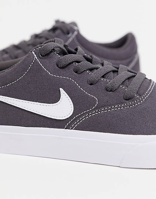 prototype douche deur Nike SB Charge SLR Canvas sneakers in thunder gray | ASOS
