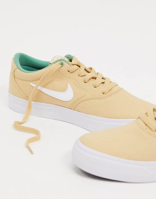 nike sb charge canvas beige