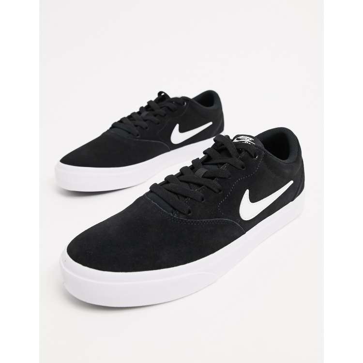 Nike SB Charge Suede trainers in black white