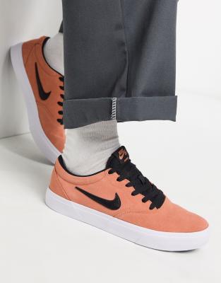 nike sb charge suede orange