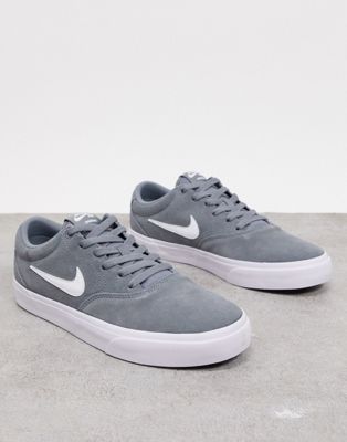 Nike SB Charge suede trainers in grey 