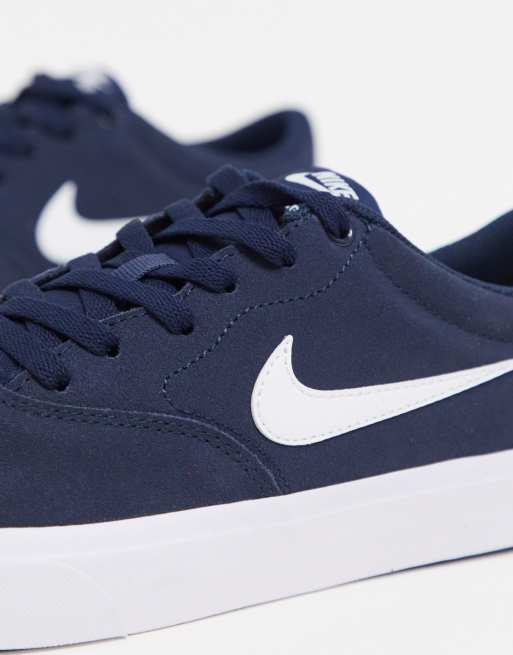 Nike sb navy 2024 check solarsoft trainers