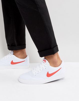 Nike SB Check Solar Canvas Trainers In White 843896-161 | ASOS