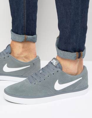 nike sb check grey