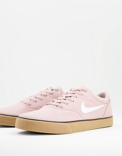 Make a bed Inflates skirmish Nike SB Chron 2 canvas skate trainers in pink | ASOS