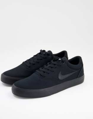 nike sb chron 2 canvas black
