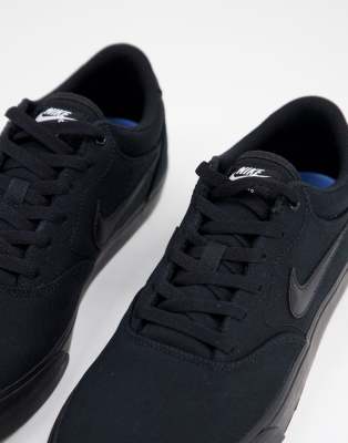 zapatilla nike sb chron 2 canvas black