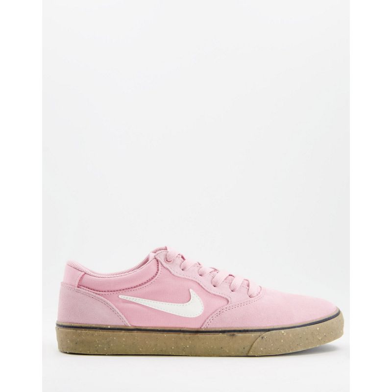 Nike – SB Chron 2 – Sneaker in Rosa mit Gummisohle