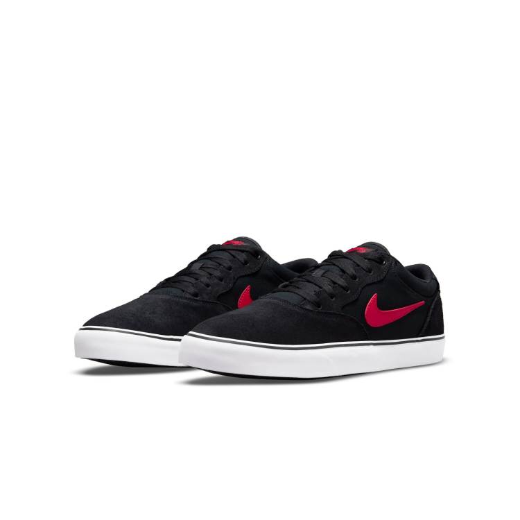 Nike SB Chron 2 trainers in black and red ASOS