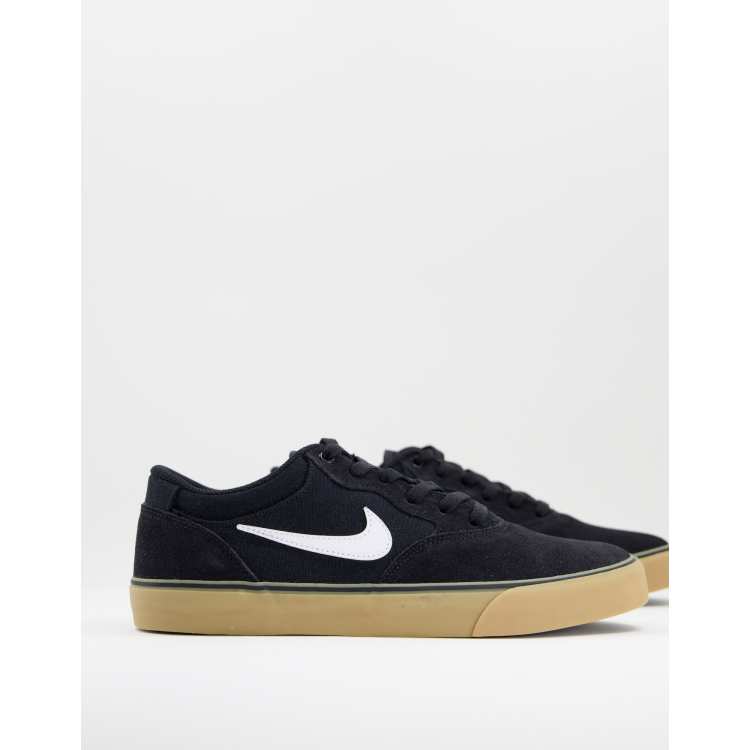 Nike SB Chron 2 trainers in black with gum sole | ASOS