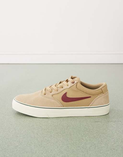 Nike SB Chron 2 trainers in light brown | ASOS
