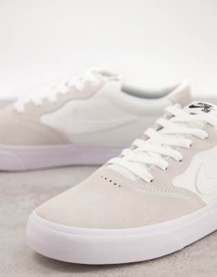 nike sb white suede