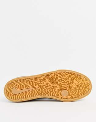 nike sb chron solarsoft black gum