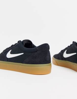nike sb solarsoft black gum
