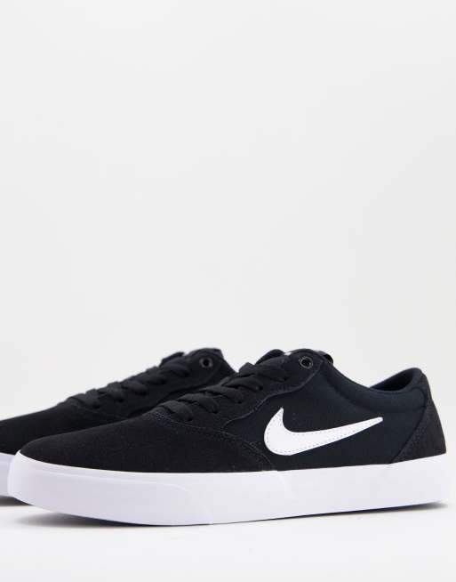 Nike sb solarsoft hot sale black and white