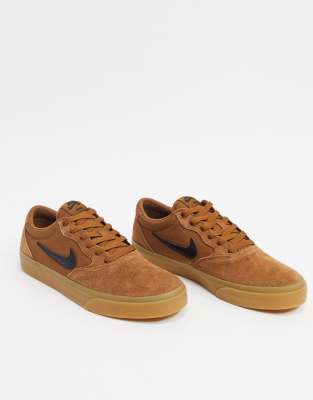 nike suede shoes brown