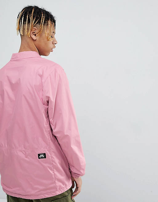 balance opnå Anzai Nike SB Coach Jacket In Pink 829509-678 | ASOS