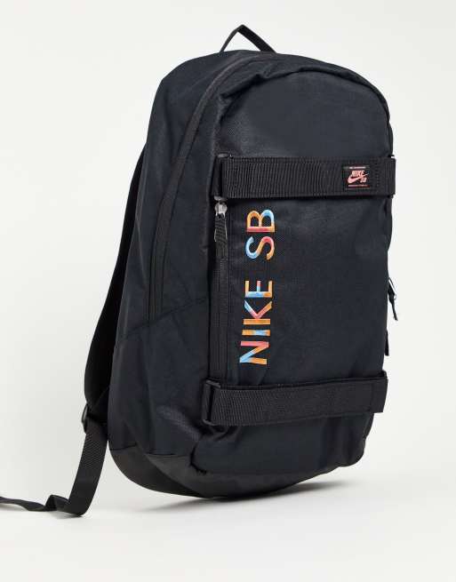 Nike SB Courthouse Sac dos de skate avec logo mosa que Noir