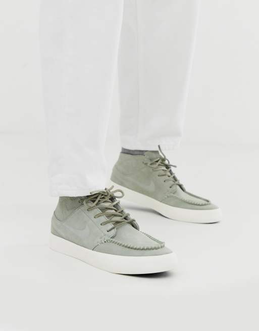 acceptabel Ingen at se Nike SB Crafted Zoom Janoski mid trainers in grey | ASOS