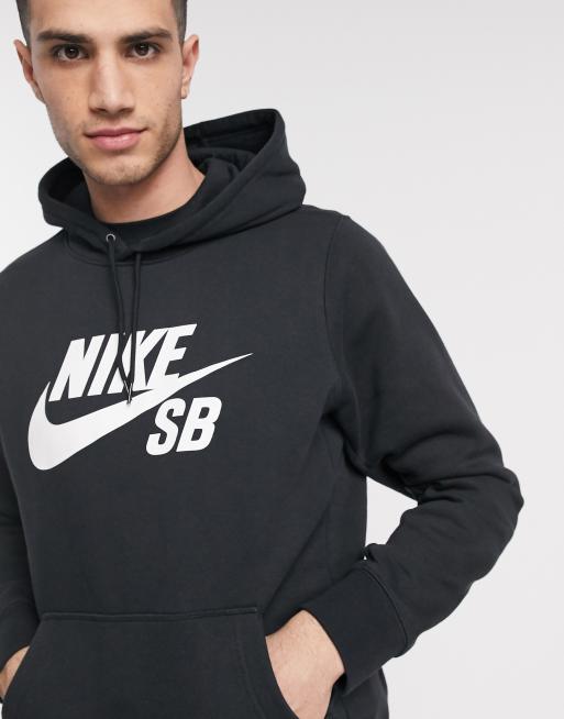 Nike sb black hot sale hoodie