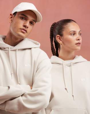 Nike SB – Essential – Vit huvtröja med logga - view 1