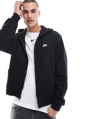 Nike SB Nike SB Esssential full zip hoodie in black