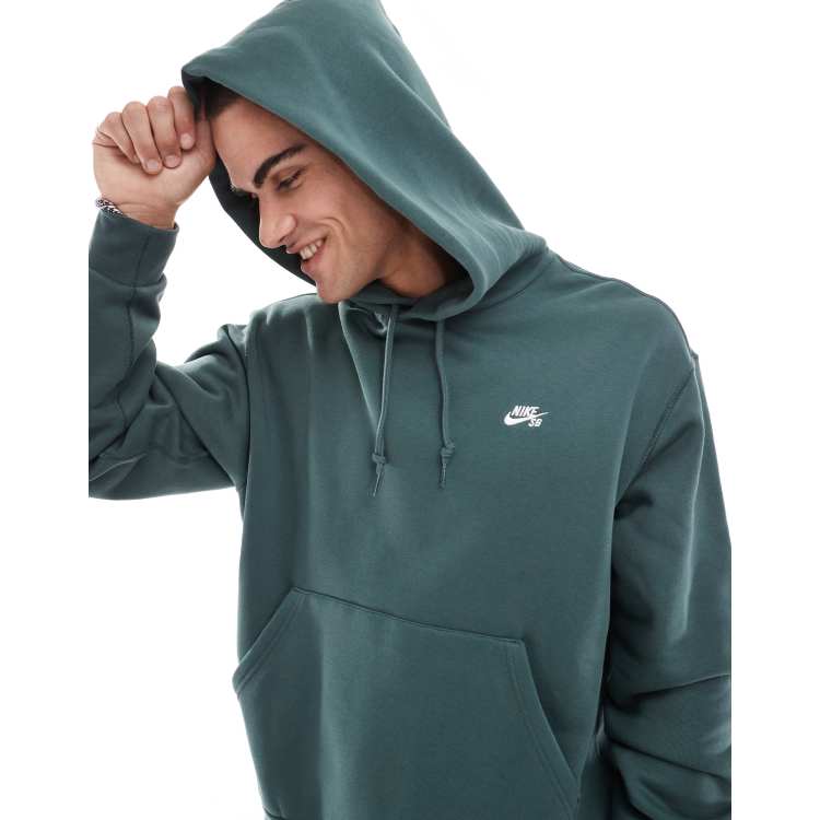 Nike dark green hoodie online