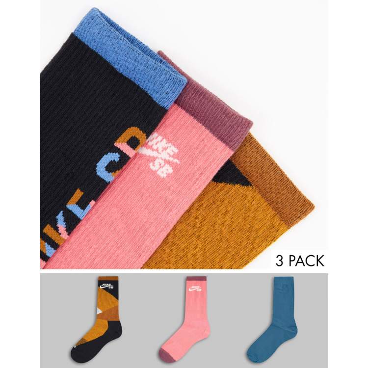 Chaussettes Nike SB - Everyday Tie Dye 2pack (Multi-color)