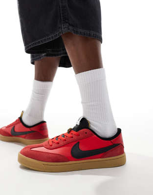 Nike SB FC Classic trainers in red and black