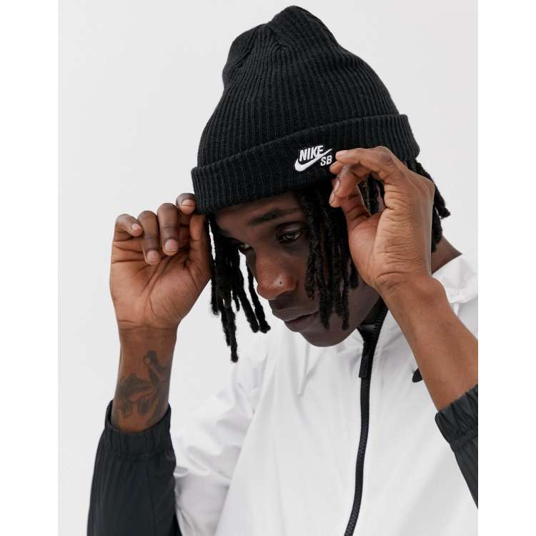 Nike fisherman beanie black | ASOS