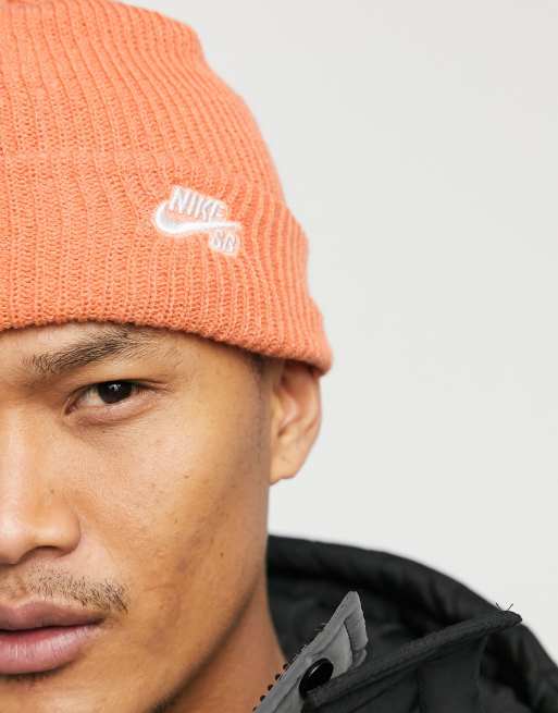 Nike SB fisherman beanie in dusty orange ASOS