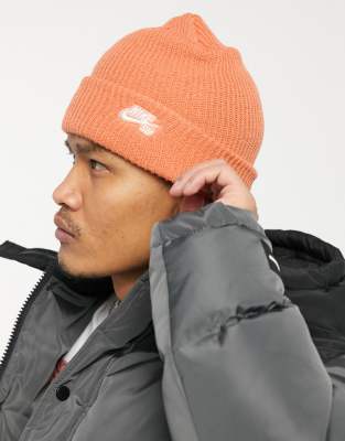 nike beanie orange